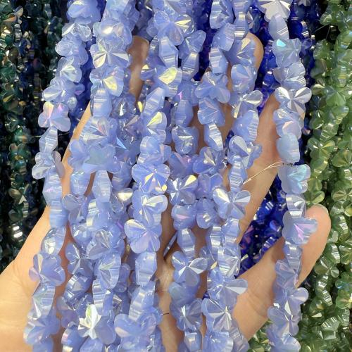 Crystal Beads, Butterfly, plated, DIY & faceted, more colors for choice, 10mm, 100PCs/Strand, Sold By Strand