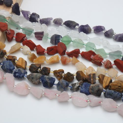 Gemstone Jewelry Beads, irregular, polished, DIY & different size for choice, more colors for choice, Sold Per Approx 38 cm Strand