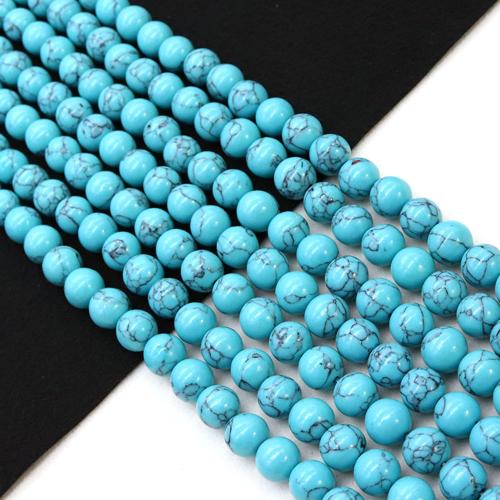 Turquoise Beads, Natural Turquoise, Round, DIY & different size for choice, more colors for choice, Sold Per Approx 38 cm Strand