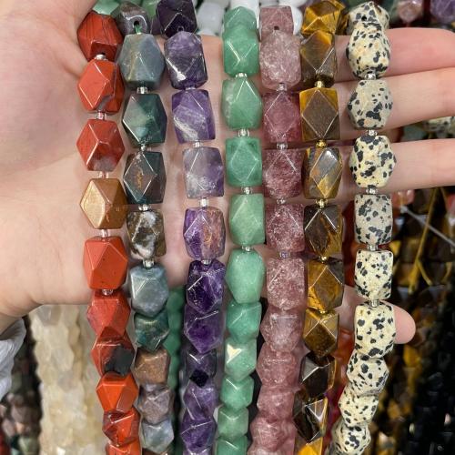 Gemstone Jewelry Beads, Geometrical Pattern, polished, DIY & different materials for choice & different size for choice & faceted, Sold By Strand