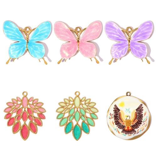 Stainless Steel Pendants, 304 Stainless Steel, plated, DIY & different styles for choice & enamel, 3PCs/Bag, Sold By Bag
