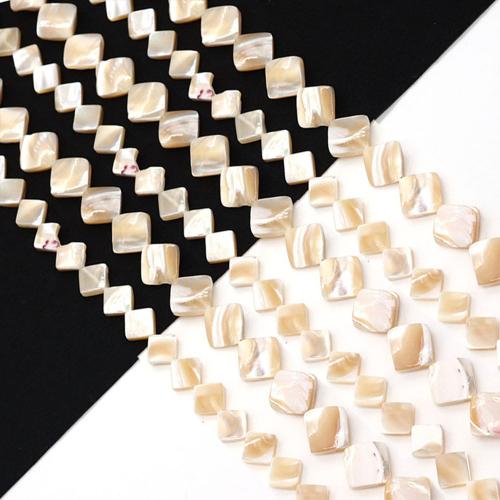 Natural Seashell Beads, Shell, Rhombus, DIY & different size for choice, Sold Per Approx 38 cm Strand