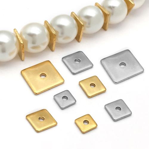 304 Stainless Steel Washer, Square, Vacuum Ion Plating, DIY, more colors for choice, Sold By PC
