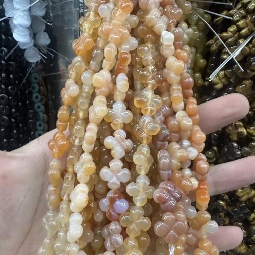 Gemstone Jewelry Beads, Flower, DIY, more colors for choice, 13.40x5.70mm, Sold Per Approx 20 cm Strand