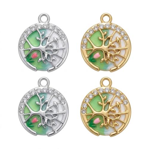 Polymer Clay Pendants, with Tibetan Style, plated, DIY & enamel & with rhinestone, more colors for choice, 21x18x3mm, Hole:Approx 2mm, Sold By PC