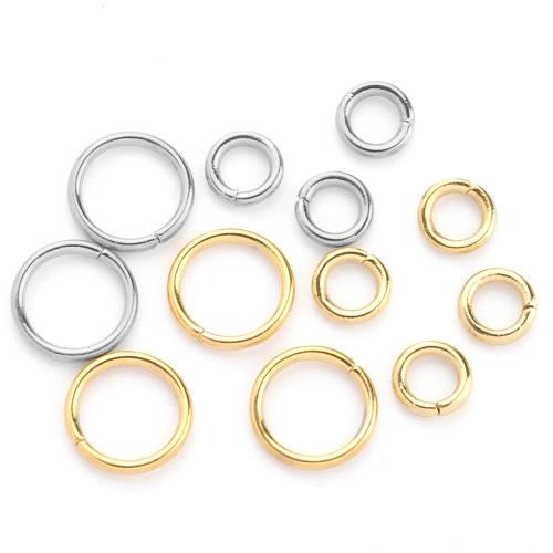 Stainless Steel Closed Ring, 304 Stainless Steel, Vacuum Ion Plating, DIY & different size for choice, more colors for choice, 400PCs/Bag, Sold By Bag