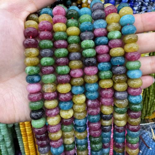 Natural Chalcedony Bead, Abacus, DIY, more colors for choice, 6x10mm, Sold Per Approx 38 cm Strand
