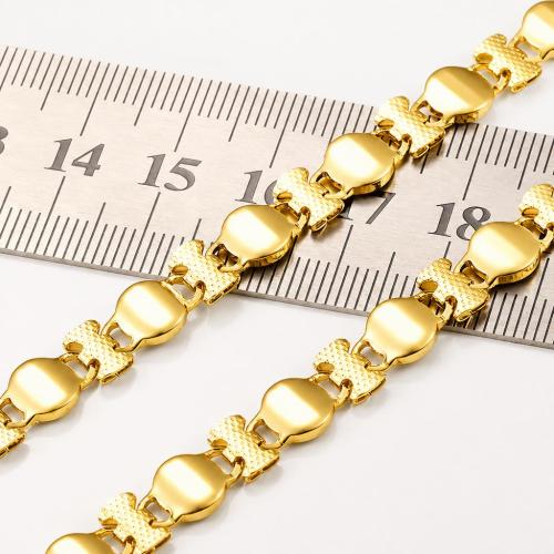 Stainless Steel Jewelry Chains, 304 Stainless Steel, plated, DIY, more colors for choice, 7mm, Sold By m