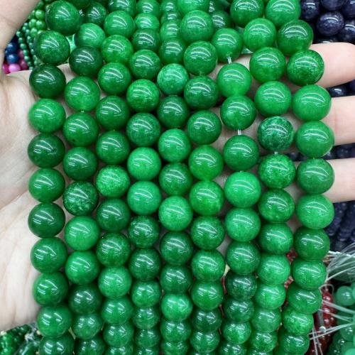 Dyed Marble Beads, Round, DIY & different size for choice, more colors for choice, Hole:Approx 2mm, Sold Per Approx 38 cm Strand
