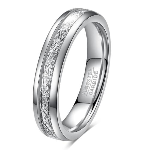 Tungsten Steel Finger Ring, polished, Unisex & different size for choice & different styles for choice, original color, Hole:Approx 2mm, US Ring Size:6-12, Sold By PC