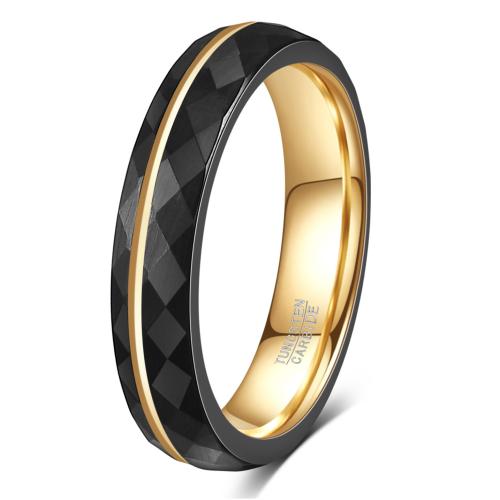 Tungsten Steel Finger Ring, plated, Unisex & different size for choice, 4mm, Hole:Approx 2mm, US Ring Size:6-12, Sold By PC
