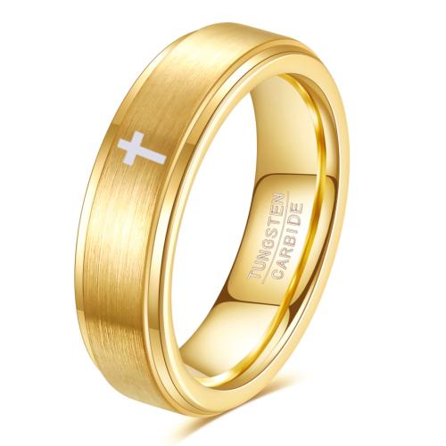Tungsten Steel Finger Ring, plated, laser pattern & Unisex & different size for choice, more colors for choice, US Ring Size:6-12, Sold By PC
