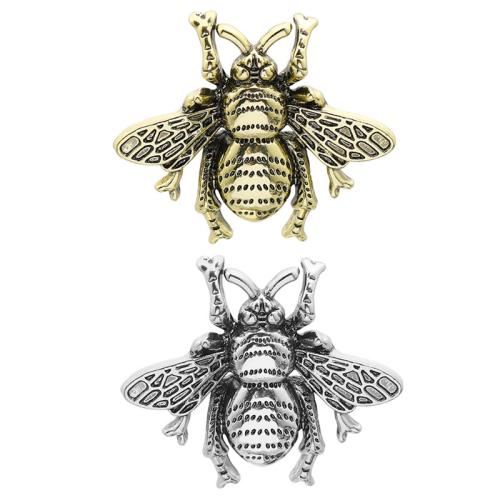 aleación de zinc broche, Abeja, chapado, Vintage & unisexo, más colores para la opción, 32x29mm, Vendido por UD