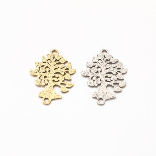 Stainless Steel Connector, 304 Stainless Steel, Tree, plated, DIY, more colors for choice, 22x17x1mm, 20PCs/Lot, Sold By Lot