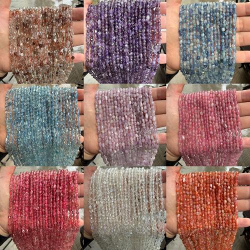 Perles bijoux en pierres gemmes, pierre gemme, pepite, poli, DIY & différents matériaux pour le choix, 3x5mm, Vendu par Environ 37 cm brin