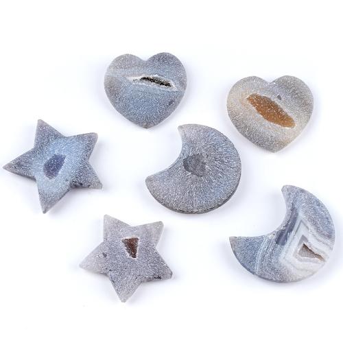 agate grise décoration, styles différents pour le choix & givré, Vendu par PC