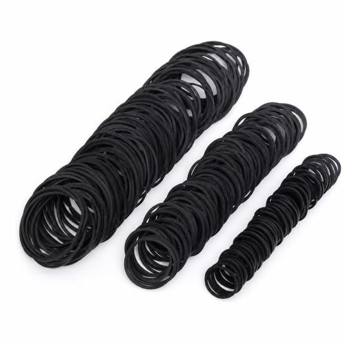 Elastisches Haarband, Gummi, Haar-Stick frei & verschiedene Größen vorhanden, schwarz, 500G/Menge, verkauft von Menge