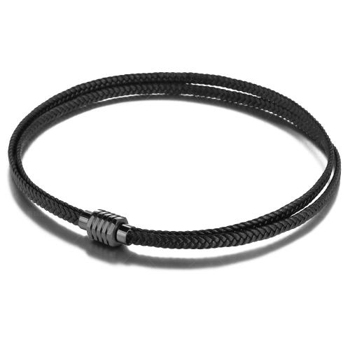 Kuhhaut Armband, mit 304 Edelstahl, mehrschichtig & unisex, keine, 390x5mm, verkauft von PC
