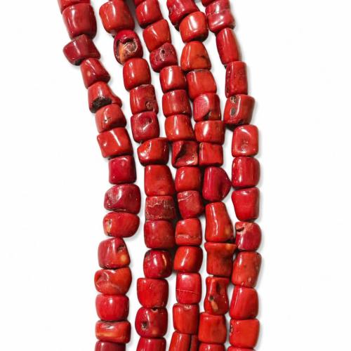 Natürliche Korallen Perlen, Unregelmäßige, DIY & verschiedene Größen vorhanden, verkauft per ca. 38 cm Strang