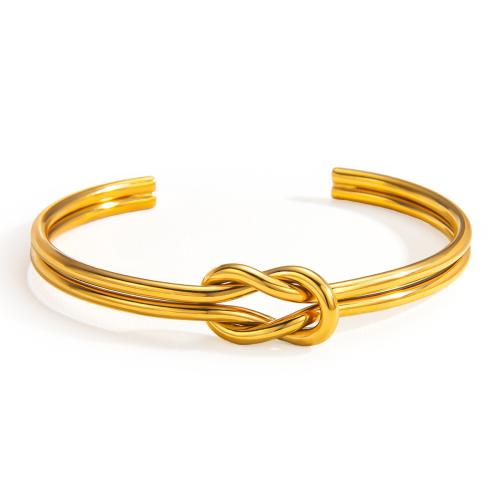 304 Stainless Steel Cuff Bangle, plated, fashion jewelry & for woman, more colors for choice, Inner Diameter:Approx 58mm, Sold By PC