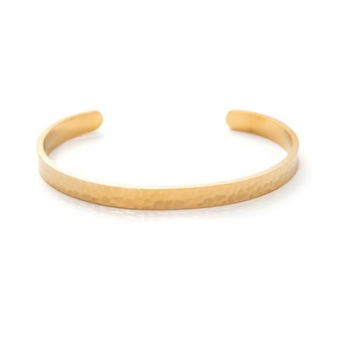 304 Stainless Steel Cuff Bangle, plated, Unisex & hammered, more colors for choice, Inner Diameter:Approx 70mm, Sold By PC