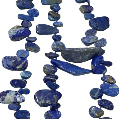 Natural Lapis Lazuli Beads, Nuggets, polished, DIY, beads size 9-25x10-42MM, Sold Per Approx 35-38 cm Strand