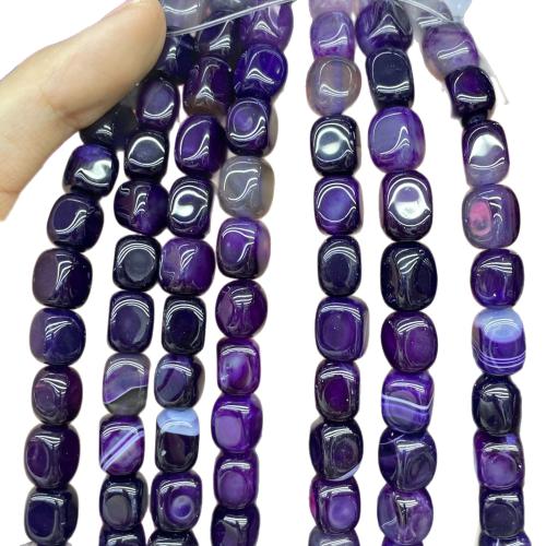 Perles agates, Agate, rectangle, poli, DIY, plus de couleurs à choisir, 8x12mm, Vendu par Environ 38 cm brin