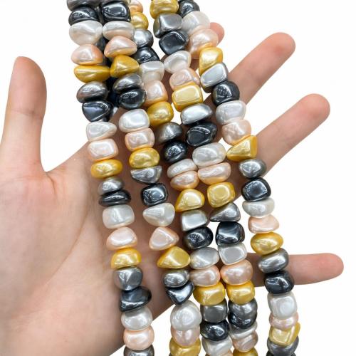 South Sea Shell Beads, Shell Pearl, irregular, polished, DIY, more colors for choice, beads size 8-15mm, Sold Per Approx 38 cm Strand