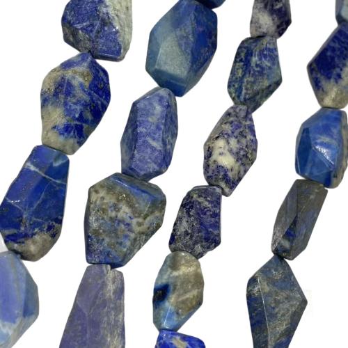 Natural Lapis Lazuli Beads, Nuggets, polished, DIY & faceted, beads size 12-20x18-25MM, Sold Per Approx 35-38 cm Strand