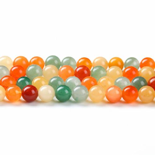 Natural Aventurine Beads, Round, DIY, more colors for choice, Sold Per Approx 38 cm Strand