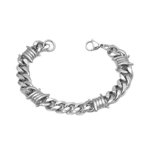 304 Stainless Steel Bracelet and Necklace, fashion jewelry & machine polishing & different size for choice & for man, original color, Sold By PC