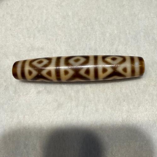 Natural Tibetan Agate Dzi Beads, DIY, 14x78mm, Sold By PC
