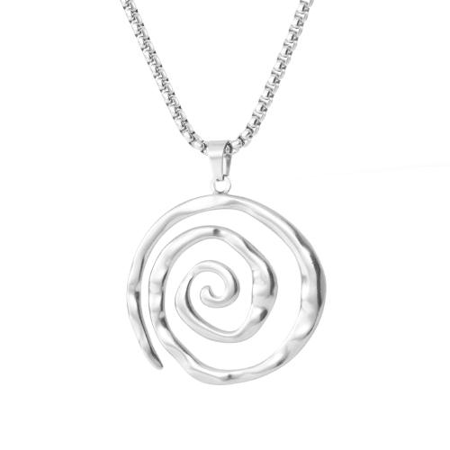 304 Stainless Steel Necklace, plated, Unisex & hollow, more colors for choice, Length:Approx 60 cm, Sold By PC