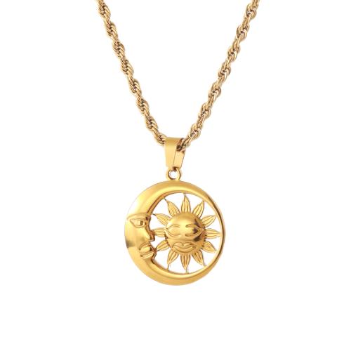 Stainless Steel Jewelry Necklaces, 304 Stainless Steel, plated, Unisex & hollow, more colors for choice, Length:Approx 60 cm, Sold By PC