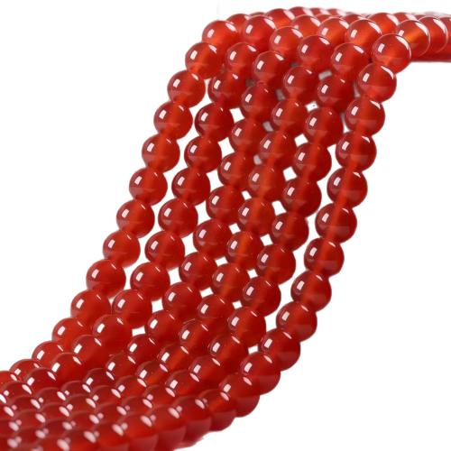 Natural Red Agate Beads, Round, DIY & different size for choice, Sold Per Approx 38 cm Strand