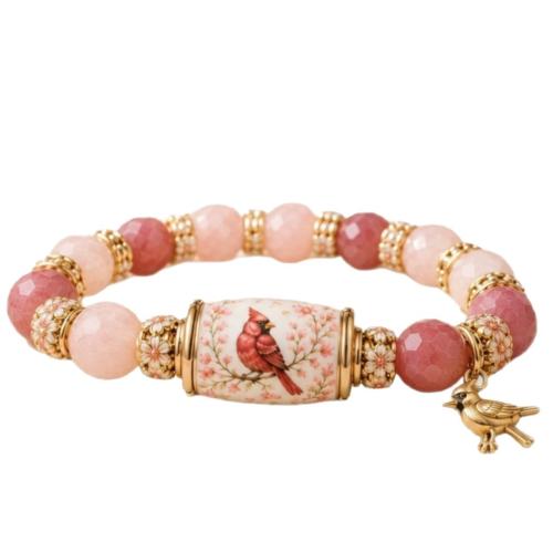 Natural Stone Bracelet, with Tibetan Style, handmade, fashion jewelry & for woman, more colors for choice, Length:Approx 16 cm, Sold By PC