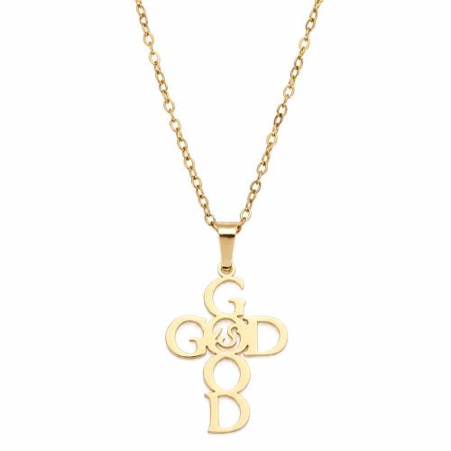 304 Stainless Steel Necklace, with 5cm extender chain, gold color plated, Unisex & different styles for choice, Length:Approx 44.5 cm, Sold By PC