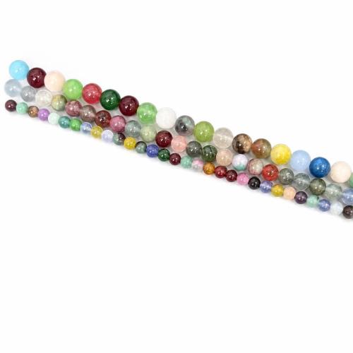 Mixed Gemstone Beads, Round, polished, DIY & different size for choice, multi-colored, Sold By Strand