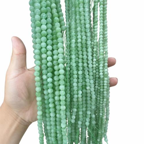 Ice Jade Beads, Round, DIY & different size for choice, Sold Per Approx 38 cm Strand