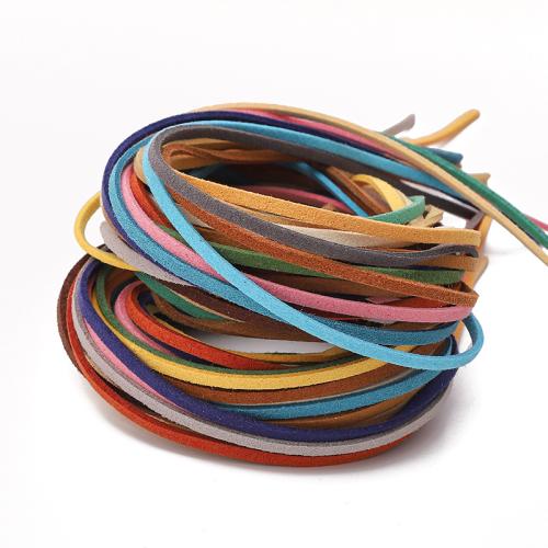Velvet Cord , Velveteen, DIY, more colors for choice, 2.50mm, 90m/Spool, Sold By Spool