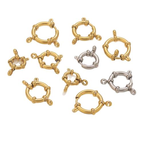 Stainless Steel Spring Ring Clasp, 304 Stainless Steel, plated, DIY & different styles for choice, Sold By PC