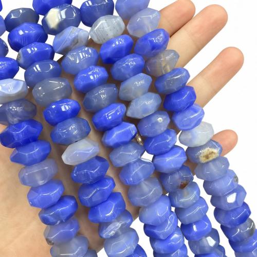 Agate Jewelry Beads, Nuggets, DIY, more colors for choice, 10x15mm, Approx 40PCs/Strand, Sold By Strand