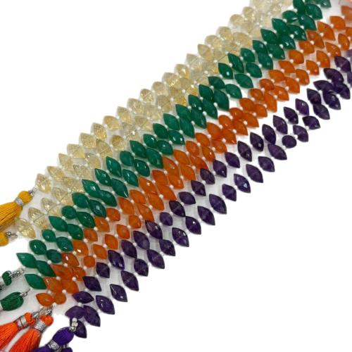 Gemstone Jewelry Beads, with Glass, Horse Eye, DIY & different styles for choice & faceted, Sold Per Approx 19 cm Strand