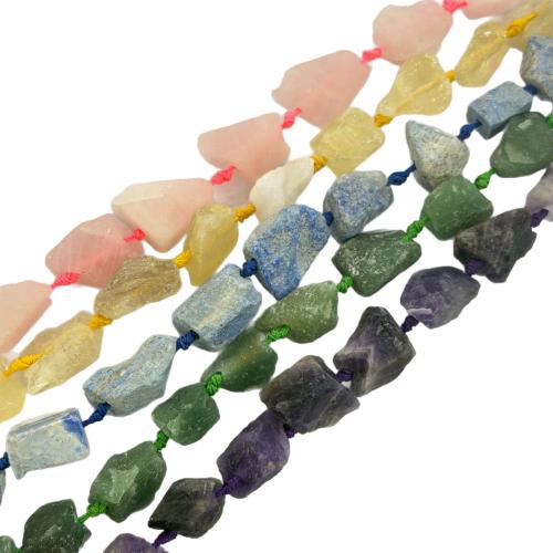 Gemstone Jewelry Beads, irregular, DIY & different materials for choice, Sold By Strand