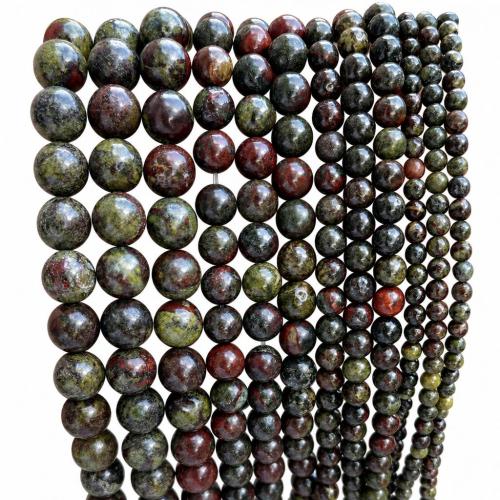 Gemstone Jewelry Beads, Dragon Blood stone, Round, DIY & different size for choice, Sold Per Approx 38 cm Strand