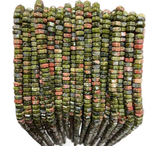 Gemstone Jewelry Beads, DIY & different materials for choice & faceted, 3x6mm, Approx 100PCs/Strand, Sold By Strand