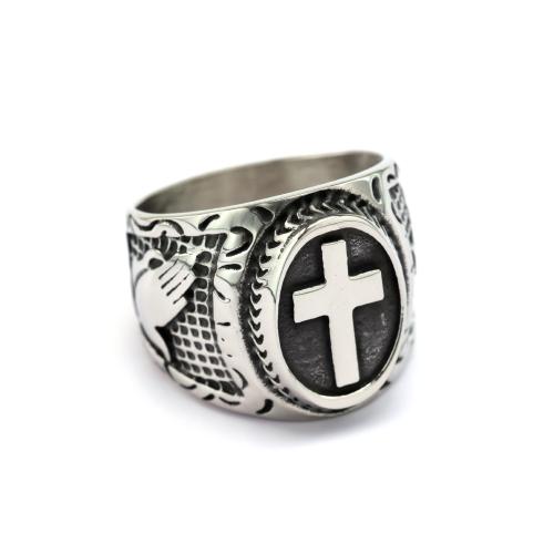 304 Stainless Steel Finger Ring, polished, vintage & Unisex & different size for choice, original color, US Ring Size:7-13, Sold By PC