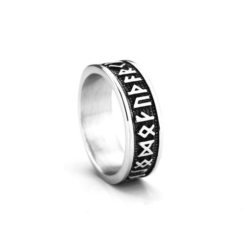 304 Stainless Steel Finger Ring, plated, vintage & different size for choice & for man, more colors for choice, US Ring Size:7-13, Sold By PC