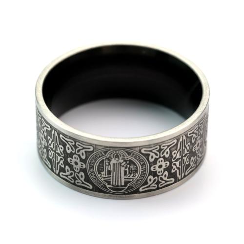 304 Stainless Steel Finger Ring, polished, vintage & different size for choice & for man, original color, US Ring Size:7-14, Sold By PC