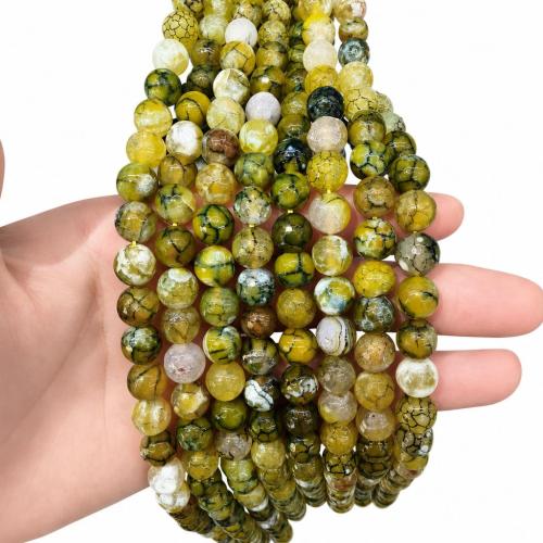 Agate Jewelry Beads, Round, DIY & faceted, more colors for choice, 10mm, Sold Per Approx 38 cm Strand